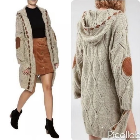 POL Chunky Knit Open Front Cardigan - Picture 15 of 15